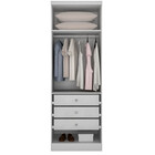 Modulado 2 Portas 3 Gavetas - Linea-branco - Móveis Novo Hori
