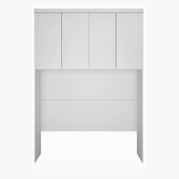 Modulado Aéreo Casal 4 Portas - Rizon-branco - Móveis Novo Ho