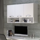 Modulado Armário C/ 3 Portas Branco Multiuso Para Lavanderia