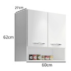 Modulado Branco Porta Toalhas E Cremes