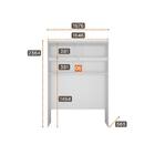 Modulado Casal Completo 6 Portas 8 Gavetas - Linea-branco - M