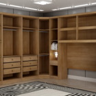 Modulado Casal Completo 6 Portas 8 Gavetas - Rizon-cumaru/fen