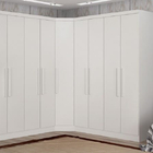 Modulado Closet Completo 9 Portas 6 Gavetas - Linea-branco -