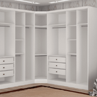 Modulado Closet Completo 9 Portas 6 Gavetas - Rizon-branco -