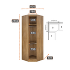 Modulado Closet Completo Espelhado 5 Portas 6 Gavetas - Rizon
