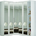 Modulado Closet Completo Espelhado 5 Portas 6 Gavetas - Rizon