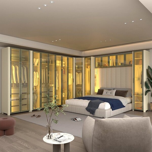 Modulado Com 16 Portas 430,6cm X 240cm 100% Mdf Innova Off Wh