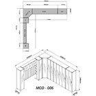 Modulado Com 16 Portas 430,6cm X 240cm 100% Mdf Mod 006 Innov