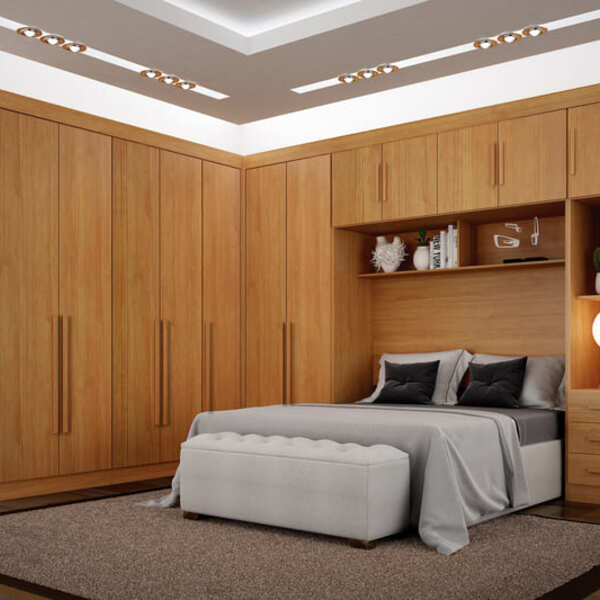 Modulado Completo 7 Portas 9 Gavetas - Orion-cinamomo - Leife