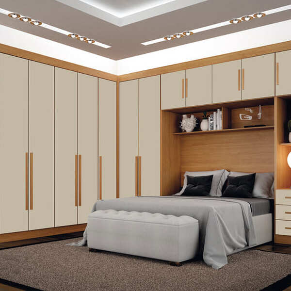 Modulado Completo 7 Portas 9 Gavetas - Orion-cinamomo/off Whi