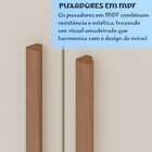 Modulado Quarto Infantil 6 Peças Liz Espresso Móveis Cinamomo