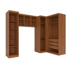 Modulado Quarto Infantil 6 Peças Liz Espresso Móveis Cinamomo