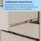 Modulado Quarto Infantil 6 Peças Liz Espresso Móveis Off White