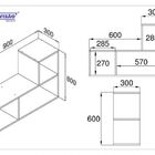 Modular 900 Móvel Modular Multiúso - Preto