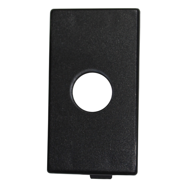 MÓDULO - 1 FURO (PRETO FOSCO) - LX