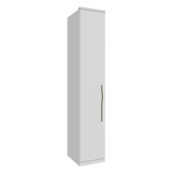 Modulo 1 Porta Setiba 428mm Com Prateleiras Rimo Branco