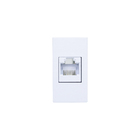 MÓDULO - 1 TOMADA RJ45 (BRANCO BRILHANTE) - LX