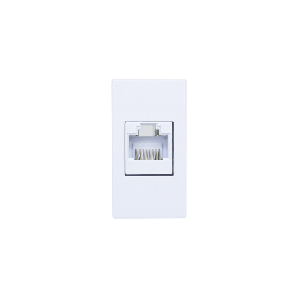 MÓDULO - 1 TOMADA RJ45 (BRANCO BRILHANTE) - LX