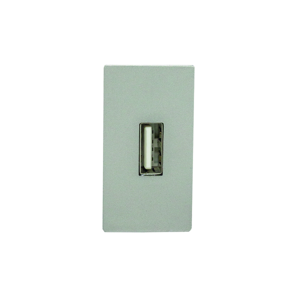 MÓDULO - 1 TOMADA USB 2A (TITANIUM) - LX