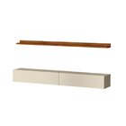 Módulo 2 Gavetas 1 Prateleira Isabela  Cinamomo Mel/off White