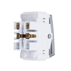 Módulo 2 Interruptores Paralelo Cromado Novara Dicompel