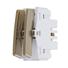 Módulo 2 Interruptores Simples Gold Novara Dicompel