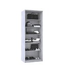 Módulo 2 Portas 3 Gavetas Com Gaveteiro 100% Mdf Decor  Branco