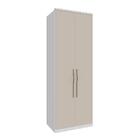 Modulo 2 Portas Setiba 841mm Com 3 Gavetas Rimo Branco/off Wh