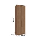 Modulo 2 Portas Setiba 841mm Com 3 Gavetas Rimo Freijó