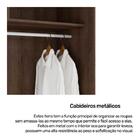 Modulo 2 Portas Setiba 841mm Com 3 Gavetas Rimo Freijo/off Wh