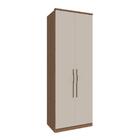 Modulo 2 Portas Setiba 841mm Com 3 Gavetas Rimo Freijo/off Wh