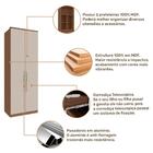 Modulo 2 Portas Setiba 841mm Com 4 Gavetas E Colmeia Rimo Fre