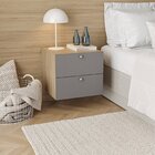 Módulo 45x40 2 Gavetas Frame Cabecasa Madeiramadeira Acácia/g