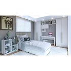 Módulo 700 Mm 2 Portas Com Prateleiras  Branco