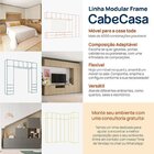 Módulo 70x40 2 Gavetas Frame Cabecasa Madeiramadeira Acácia/g