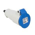 Módulo Acoplamento Industrial 220V 2+T 16A Azul Newkon Steck