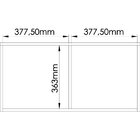 Módulo Aéreo 1 Porta Basculante Requinte+ 100% Mdf Branco Lin