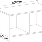 Módulo Aéreo 1 Porta Basculante Requinte+ 100% Mdf Macadâmia/