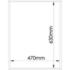 Módulo Aéreo 1 Porta Requinte+ 100% Mdf Duna Line/branco Line