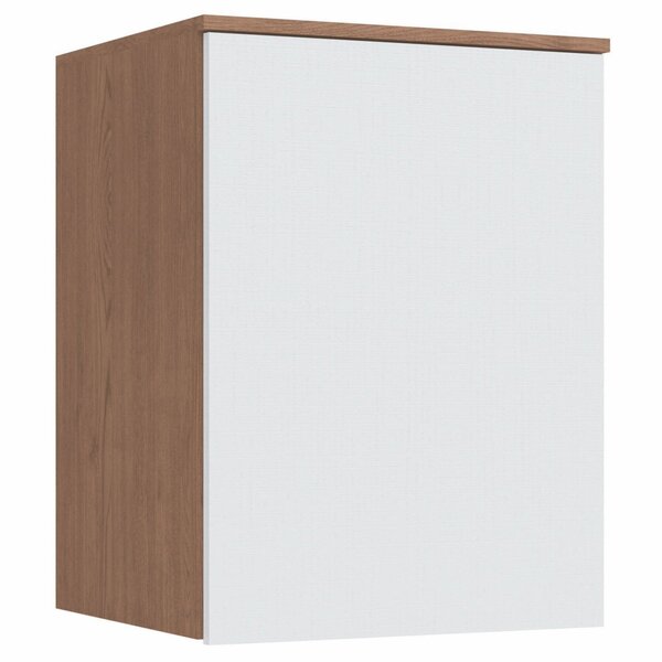 Módulo Aéreo 1 Porta Requinte+ 100% Mdf Macadâmia/branco Line
