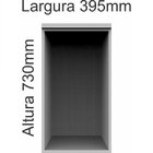 Modulo Aéreo 1 Porta  elegance  Níquel/níquel