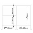 Modulo Aéreo 2 Porta elegance  Níquel/angelin