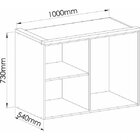 Modulo Aéreo 2 Porta elegance  Níquel/angelin