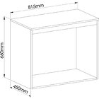 Módulo Aéreo 2 Portas Requinte+ 100% Mdf Duna Line