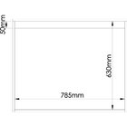 Módulo Aéreo 2 Portas Requinte+ 100% Mdf Macadâmia/branco Line