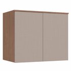 Módulo Aéreo 2 Portas Requinte+ 100% Mdf Macadâmia/duna Line