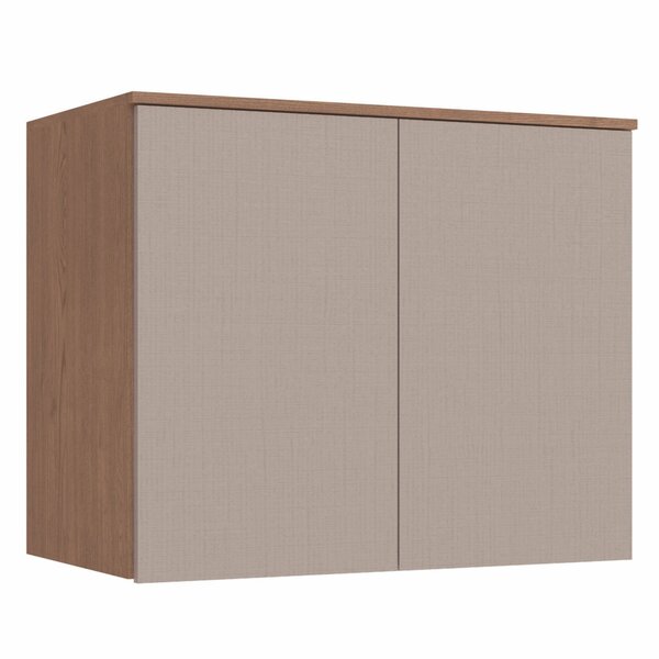 Módulo Aéreo 2 Portas Requinte+ 100% Mdf Macadâmia/duna Line