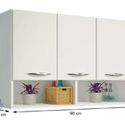 Modulo Aéreo + Dispensa Multi Funções P/ Lavanderia E Banheir