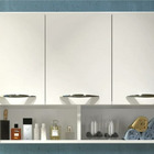 Módulo Aéreo Branco Para Cozinha Lindo Com 3 Portas Multiuso