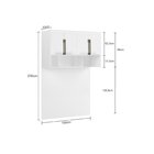 Módulo Aéreo Para Cama Casal Com Painel